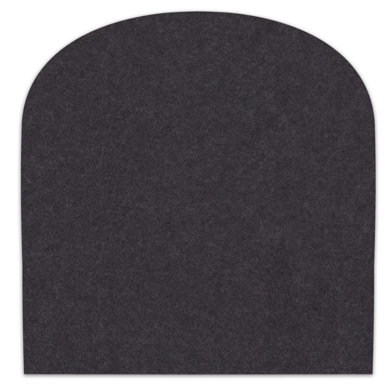 Dunkelgraue Sitzauflage aus Filz von Hey Sign, Modell Lord Yo, für bequemes Sitzen.